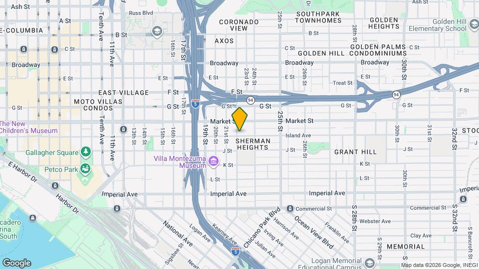 2200 Island Ave Map and Location Details