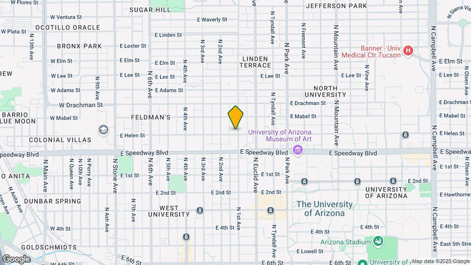 1203 N 1st Ave Map and Location Details