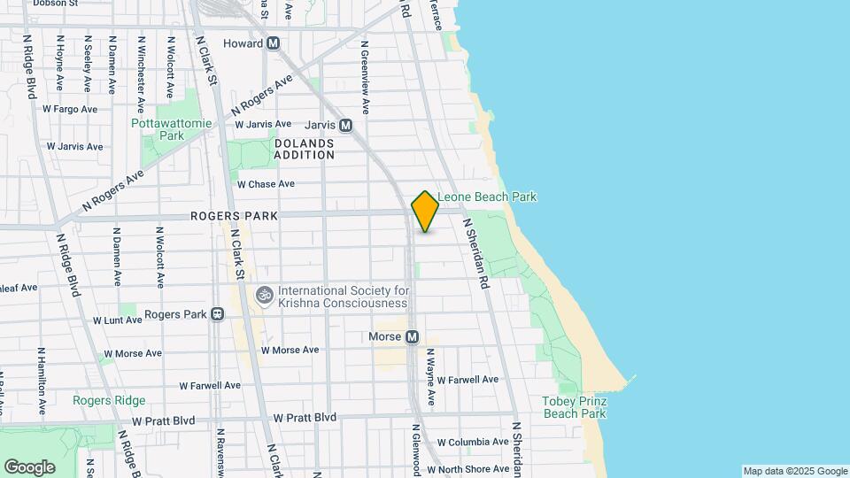 1354 W Estes Ave Mapa y Detalles de la Ubicación