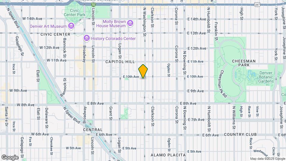 965 Washington St Map and Location Details