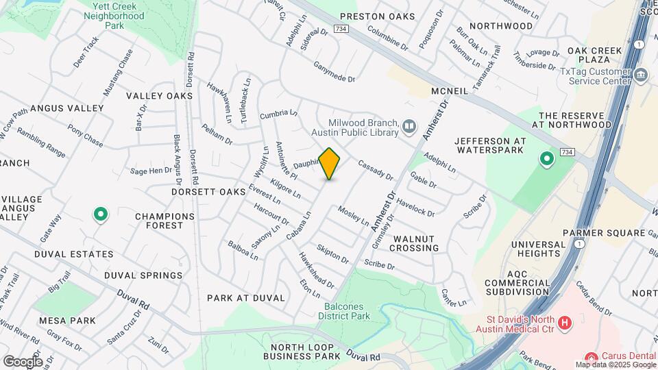 12223 Cabana Ln Map and Location Details