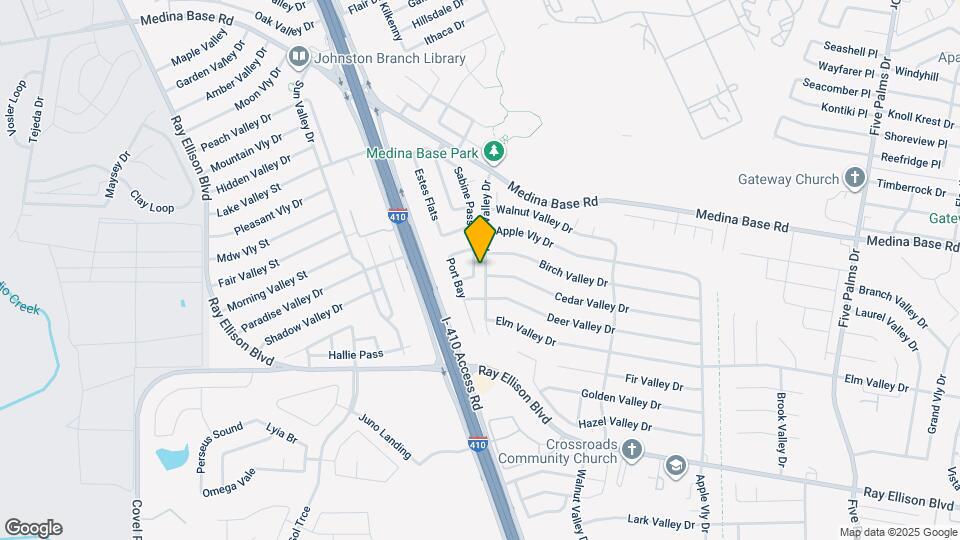 6914 Sabine Pass Map and Location Details