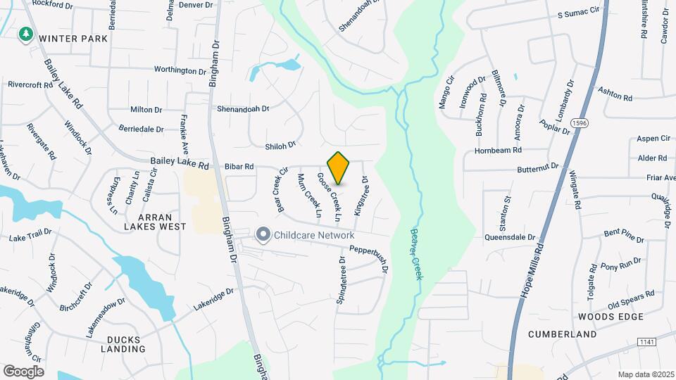 1608 Piney Creek Pl Map and Location Details