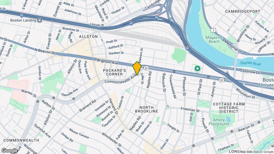 1122 Commonwealth Ave Mapa y Detalles de la Ubicación