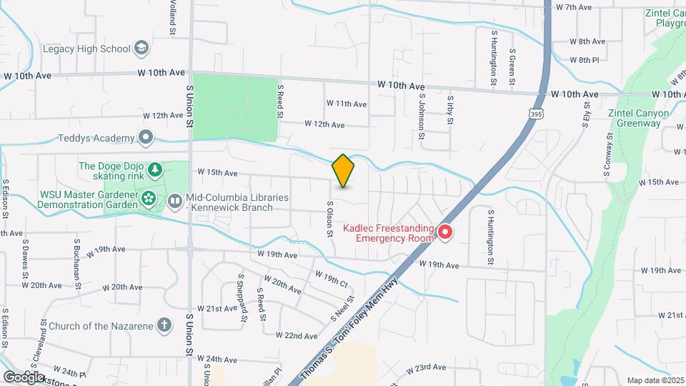 3714 W 16th Pl Map and Location Details