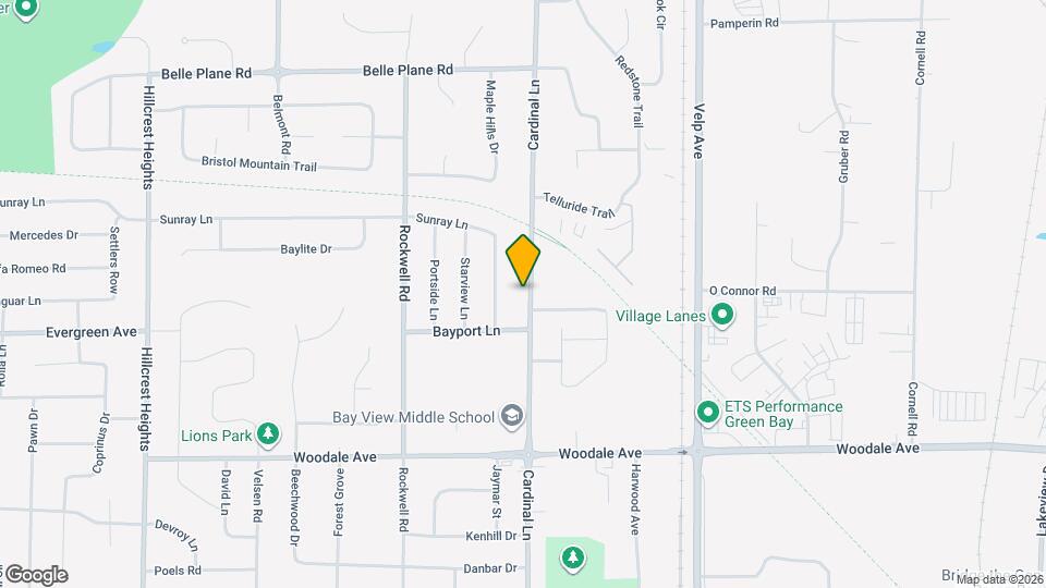 1325 Cardinal Ln Mapa y Detalles de la Ubicación