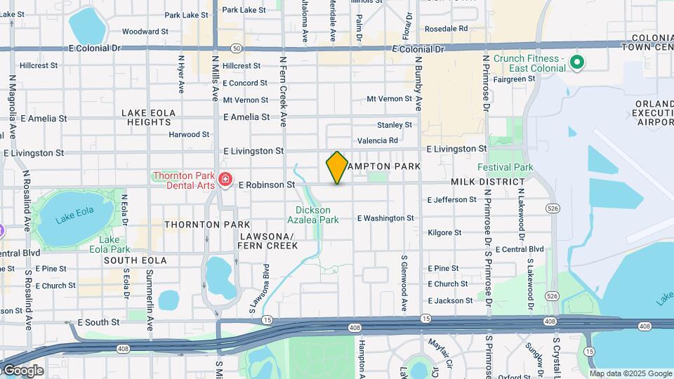 1900 E Robinson St Map and Location Details