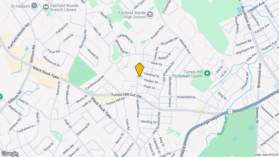 197 Vesper St Map and Location Details