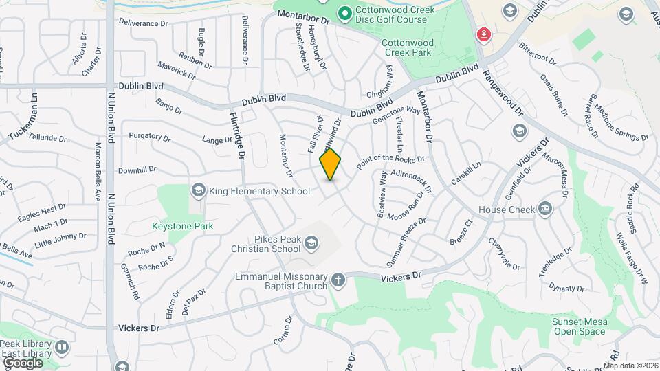6230 Northwind Dr Map and Location Details