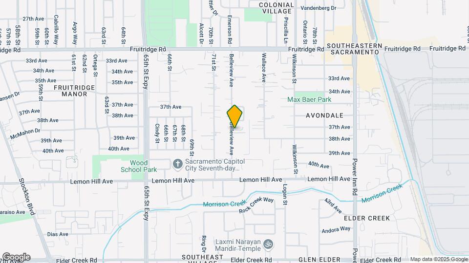 5921-5931 Belleview Ave Mapa y Detalles de la Ubicación
