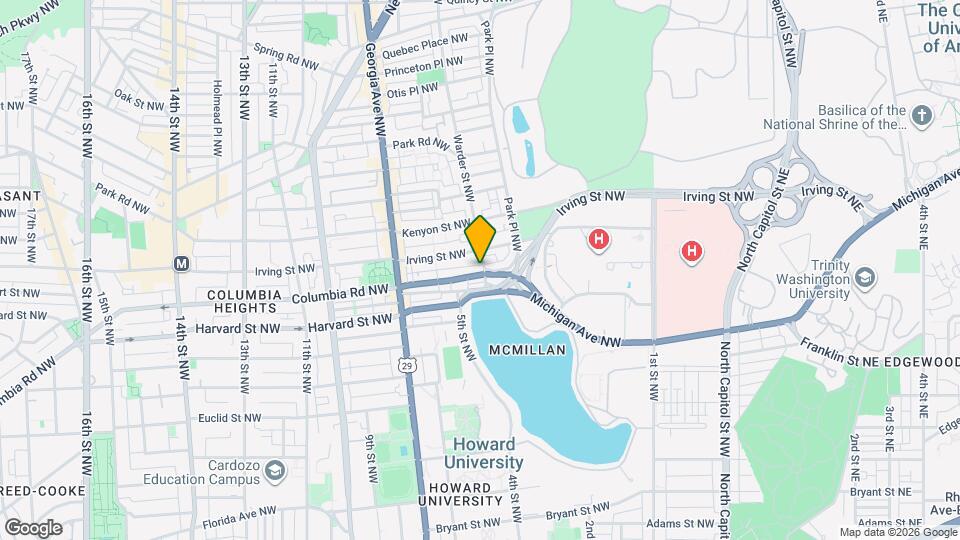 503 Columbia Rd NW, Unit 503 Mapa y Detalles de la Ubicación