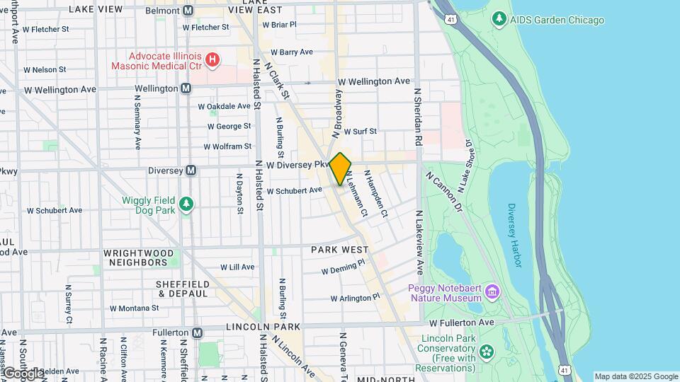 2701 N Clark St Map and Location Details
