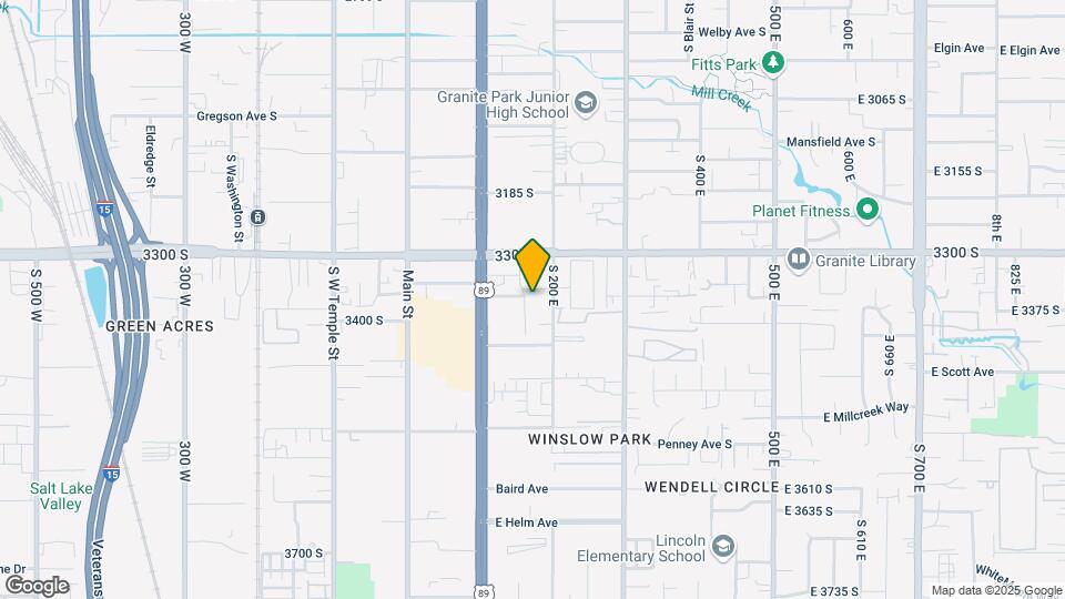 3359-3363 S Edison St Map and Location Details