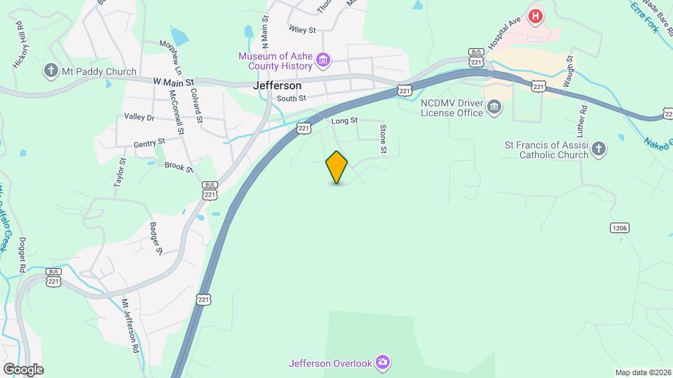 Jefferson View Map and Location Details