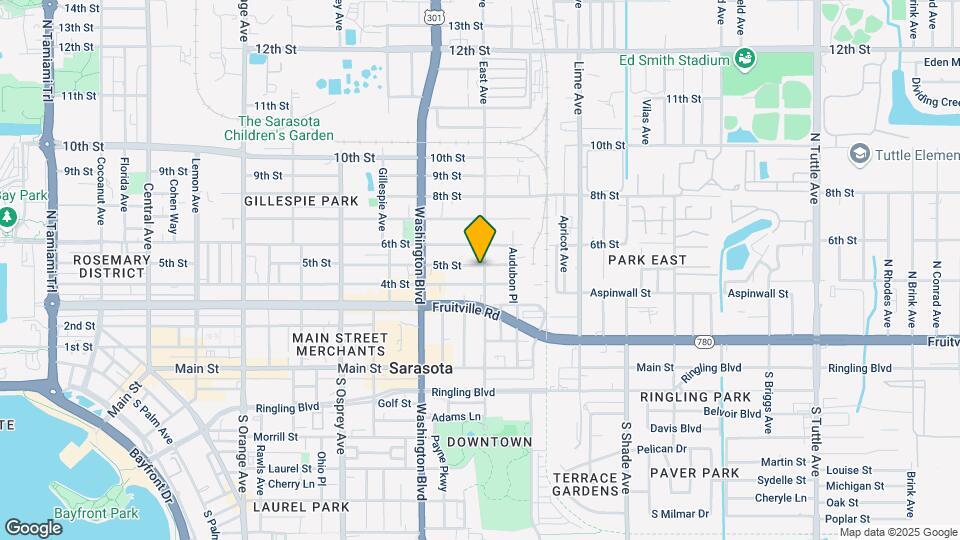 431 N East Ave Map and Location Details