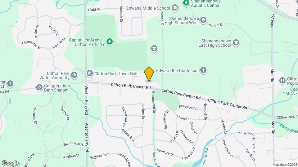 605 Clifton Park Center Rd Map and Location Details