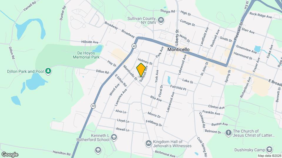 42 Summit Ave Map and Location Details