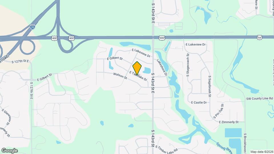 14201 E Twinlake Dr Map and Location Details