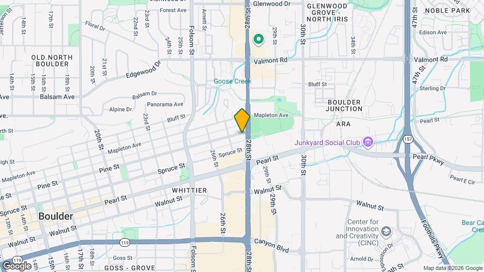 2738 Pine St Map and Location Details