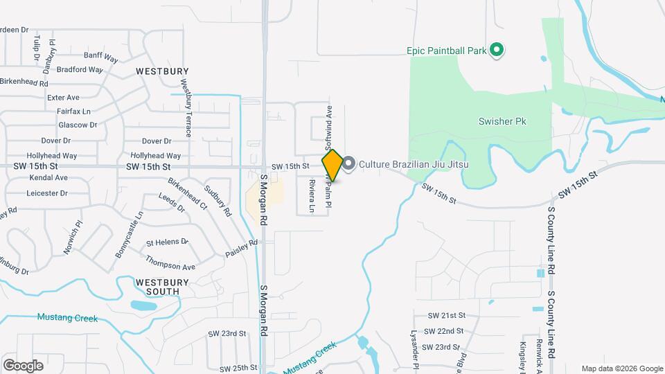 1708 W Palm Pl Map and Location Details