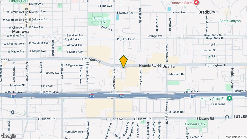 938 Huntington Dr Map and Location Details
