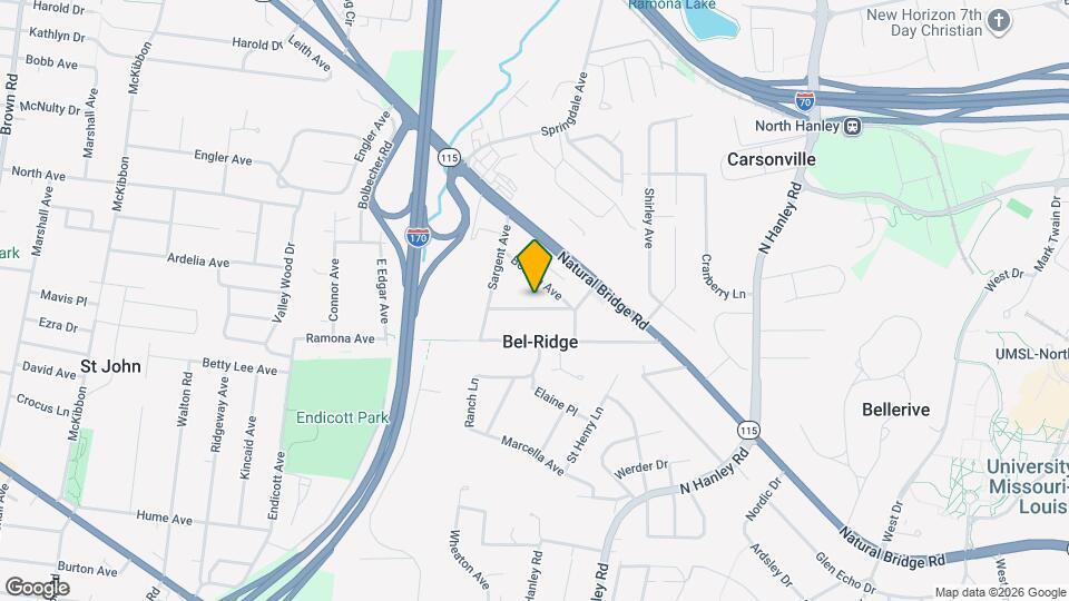 8921 Higginson Ave Map and Location Details