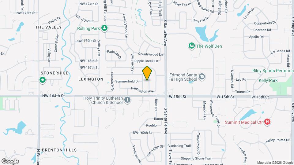 1317 Greenfield Dr Map and Location Details