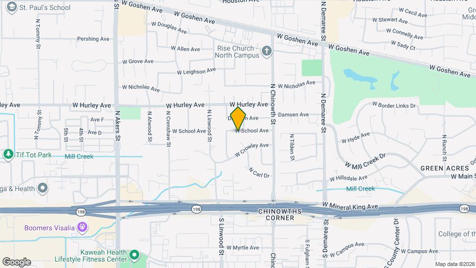 4327 W School Ave Map and Location Details