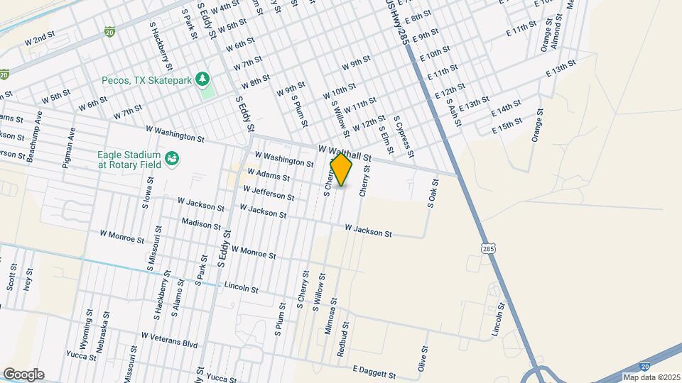 1505 S Willow St Map and Location Details