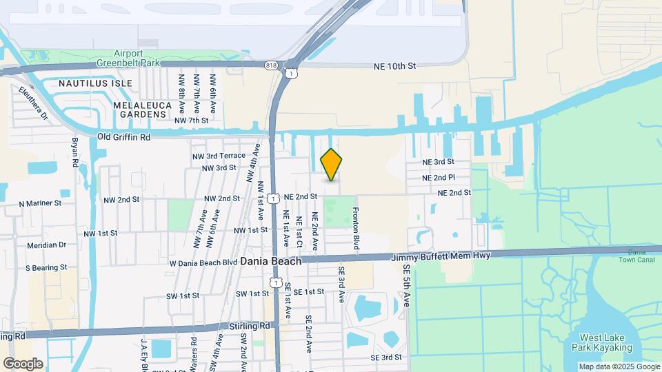 210 NE 2nd Ct Map and Location Details