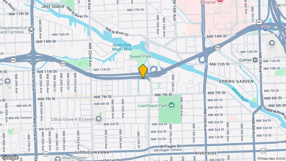 860 NW 17th Ct Map and Location Details