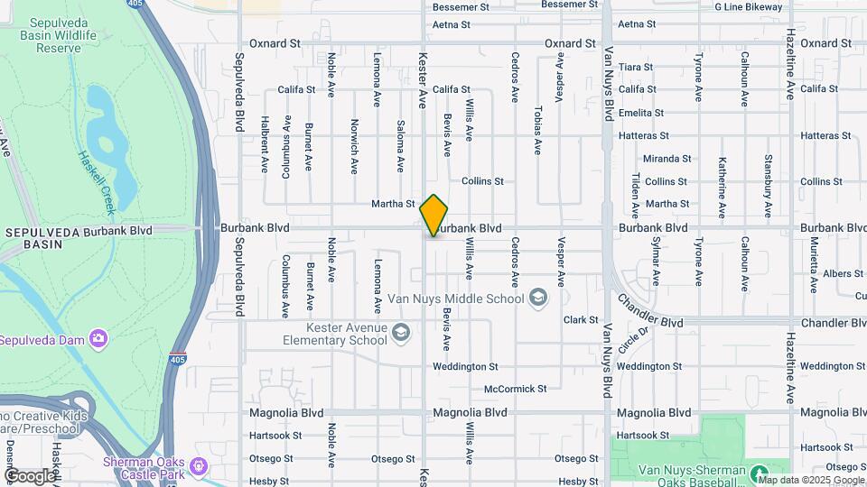 5542 Kester Ave, Unit 10 Map and Location Details