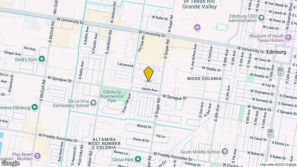 1720 W Samano St Mapa y Detalles de la Ubicación