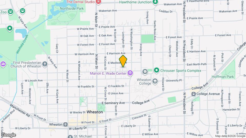 323 E Jefferson Ave Map and Location Details