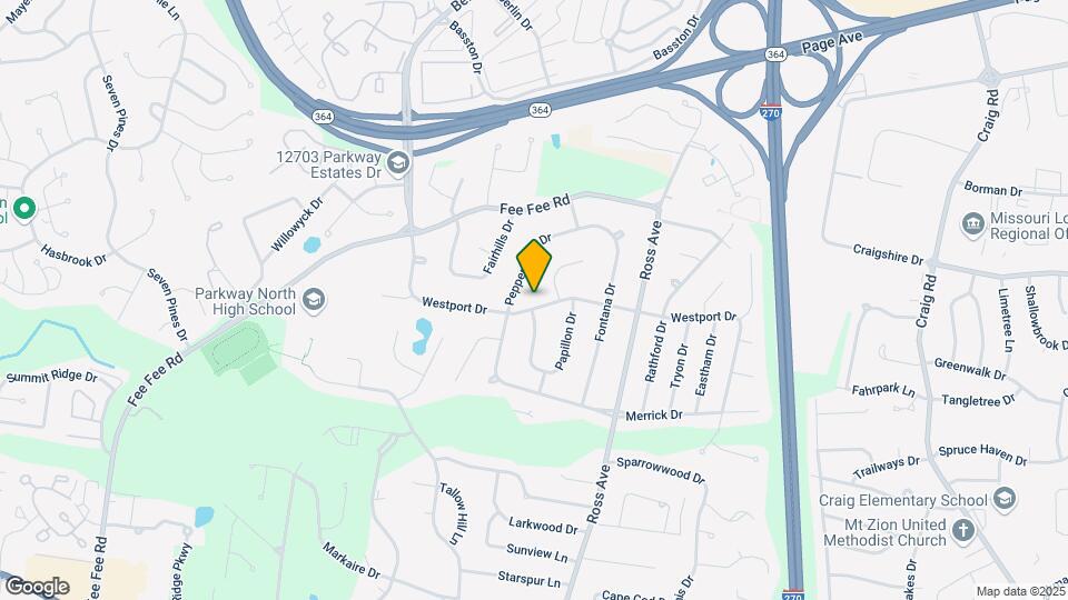 12571 Westport Dr Mapa y Detalles de la Ubicación