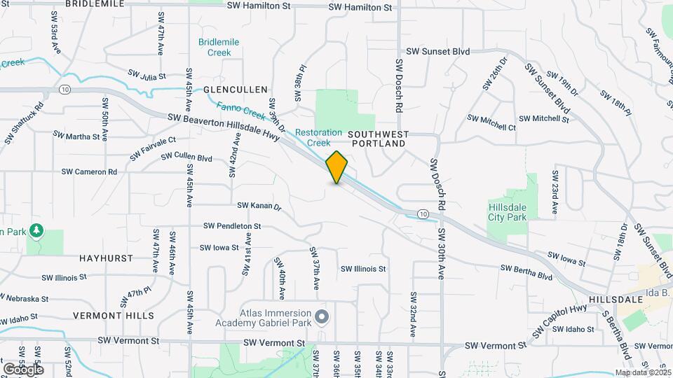3526-3538 SW Beaverton Hillsdale Hwy Map and Location Details