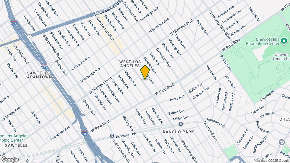 2336-2340 Westwood Blvd Mapa y Detalles de la Ubicación