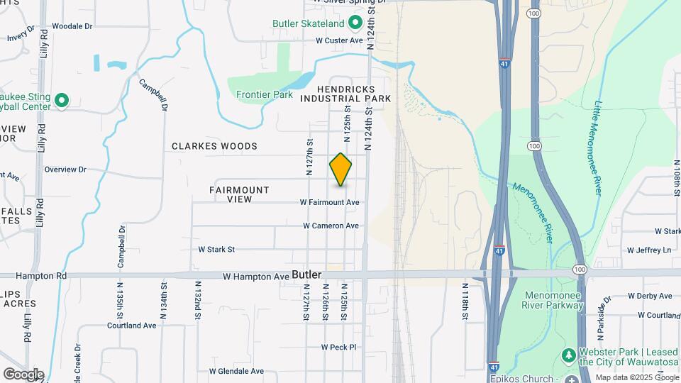 5019 N 125th St Map and Location Details