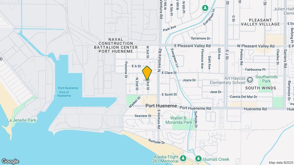 261 E Pearl St Mapa y Detalles de la Ubicación
