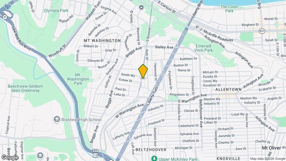 89 Westwood St Map and Location Details