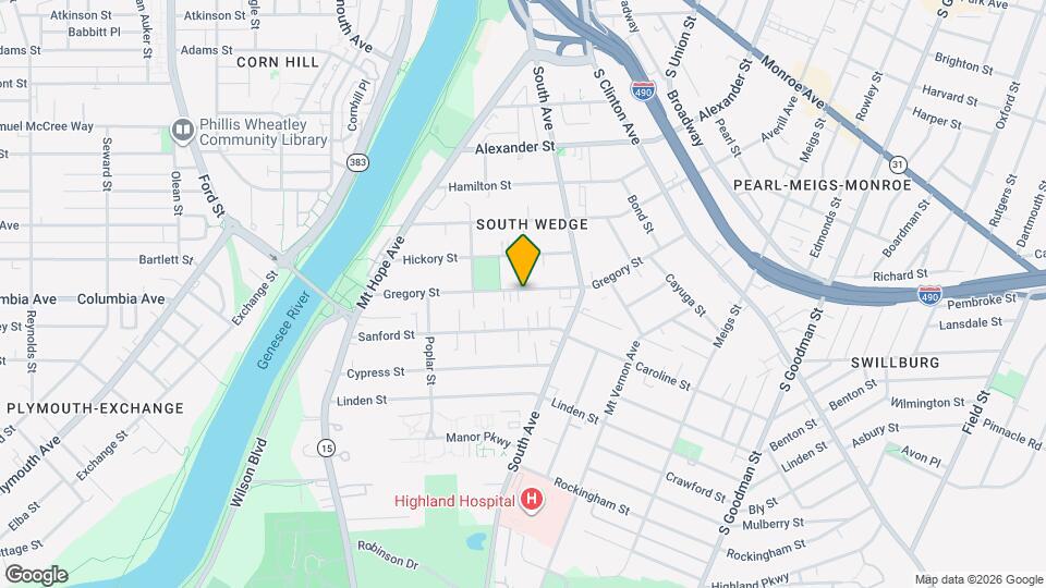 209 Gregory St Map and Location Details