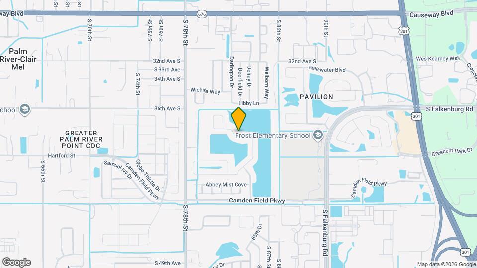 8417 Canterbury Lake Blvd, Unit B Map and Location Details