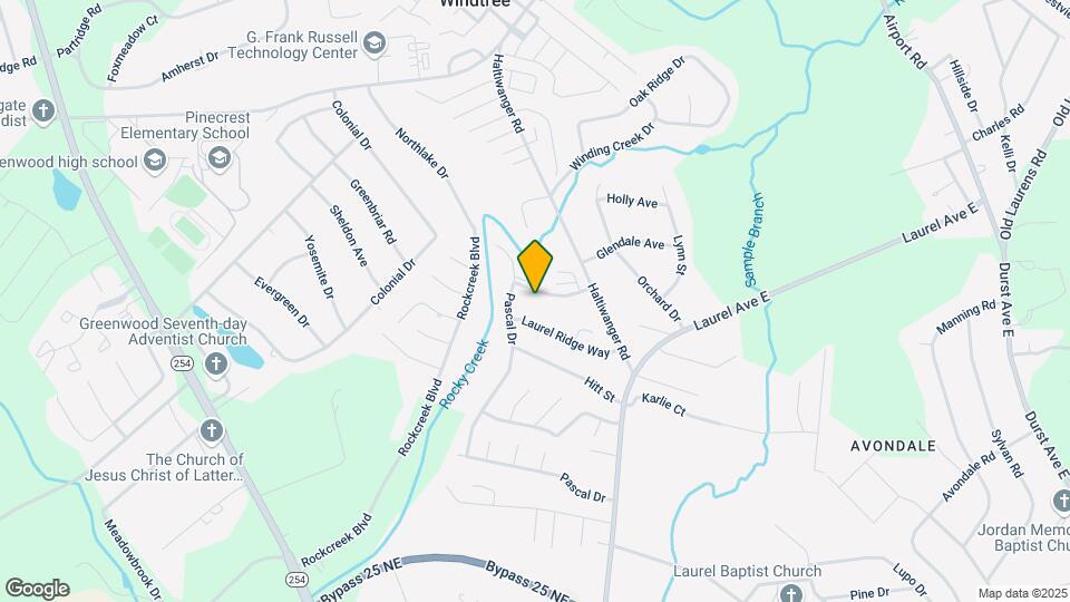 211 Rock Knoll Dr Map and Location Details