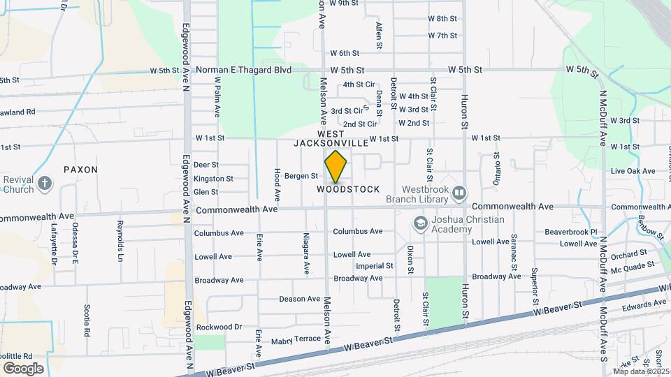 3129 Hartridge St Map and Location Details