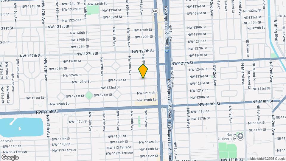 12260 NW 8th Ave Map and Location Details