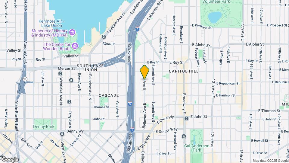441 Bellevue Ave E Map and Location Details