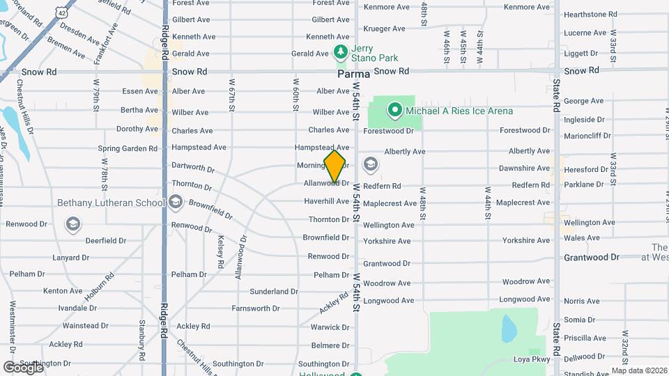 5603 Allanwood Dr Map and Location Details