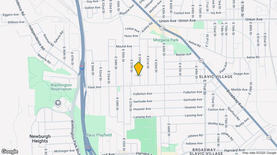 3718 E 59th St Map and Location Details