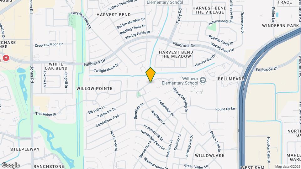 9847 Willow Crossing Dr Map and Location Details