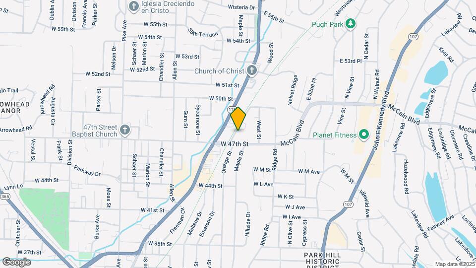 4704 Massie St Map and Location Details